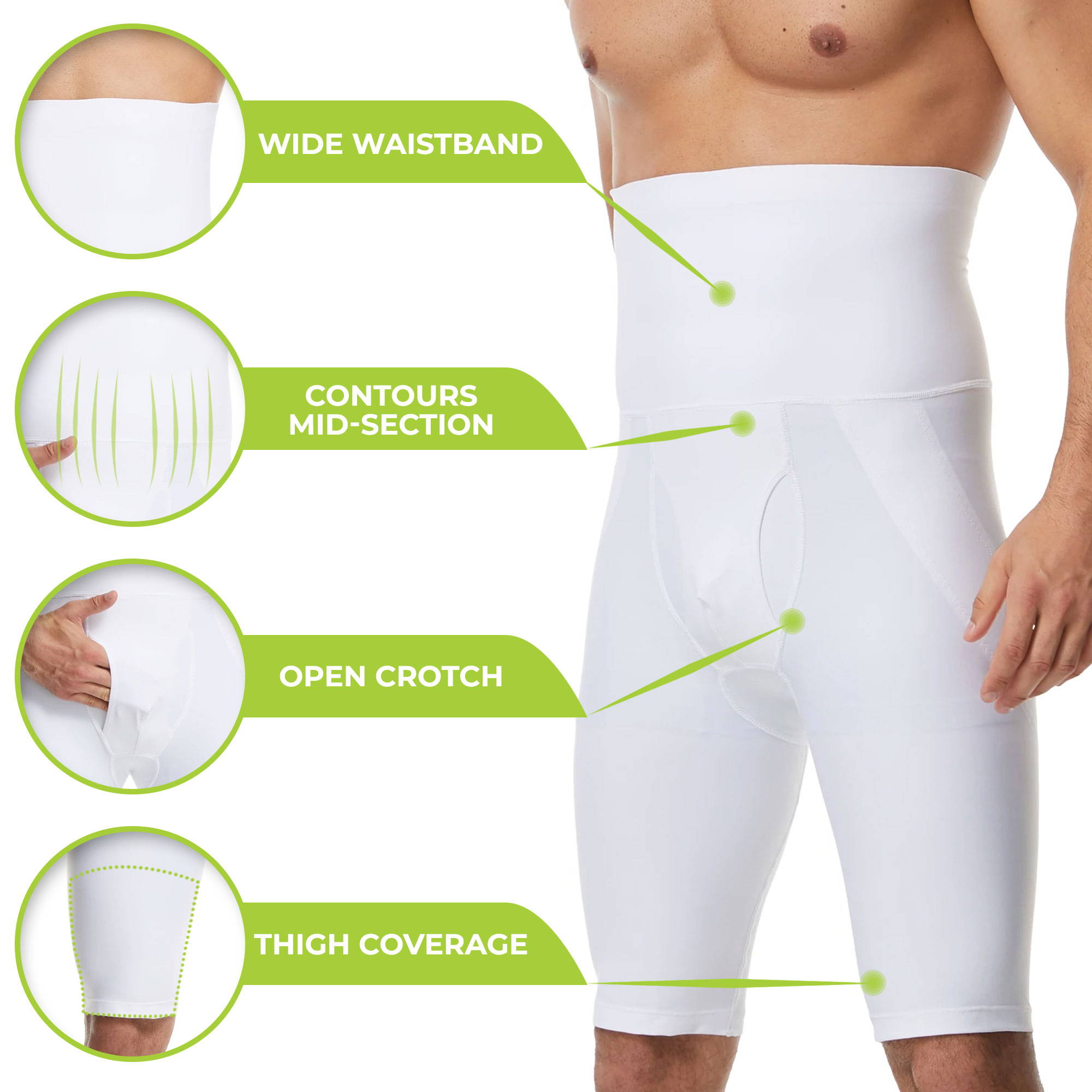 Mens shaper shorts 2025